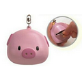 Rubber Pig Coin Purse w/ Keychain